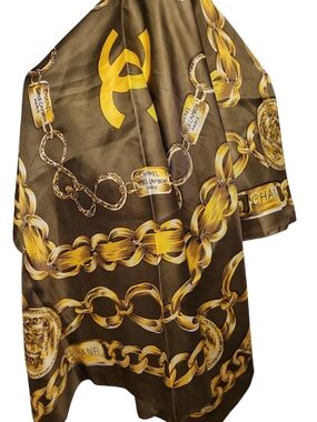 CHANEL Silk Scarf 31 Rue Cambon Paris